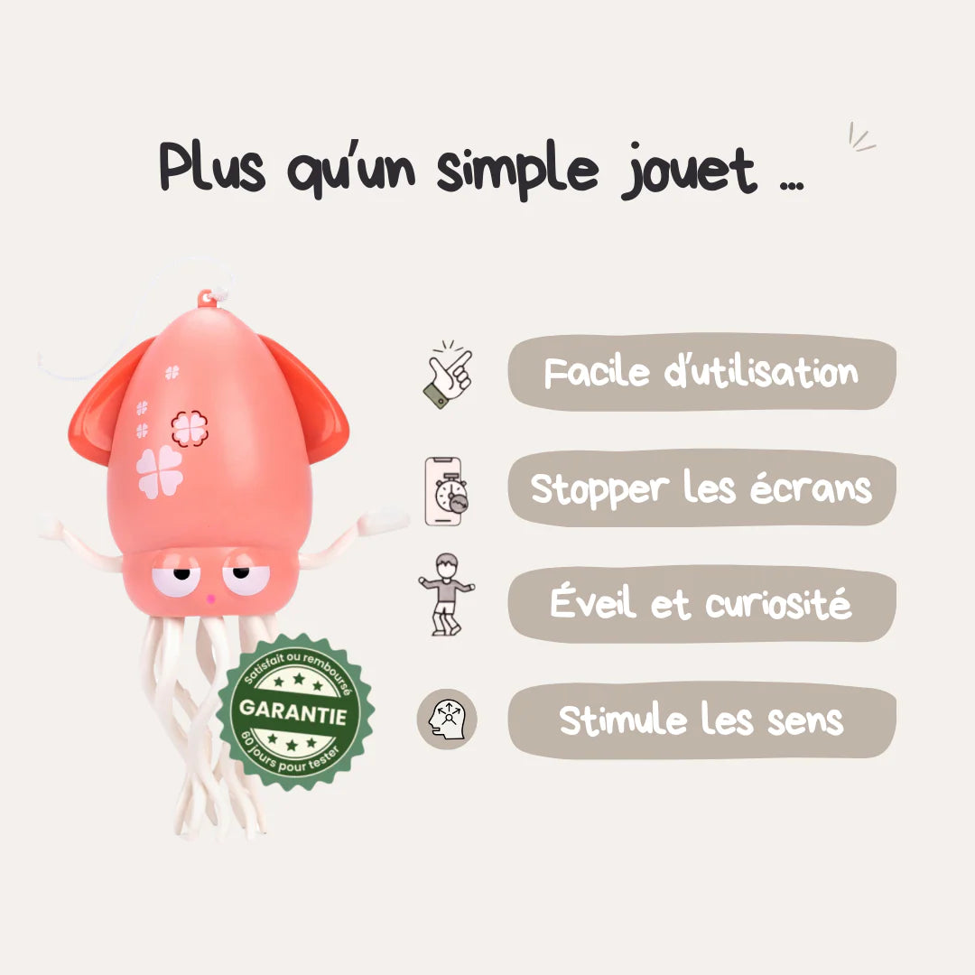 POULPE DANSANT INTERACTIF - JEU ÉVEIL BÉBÉ