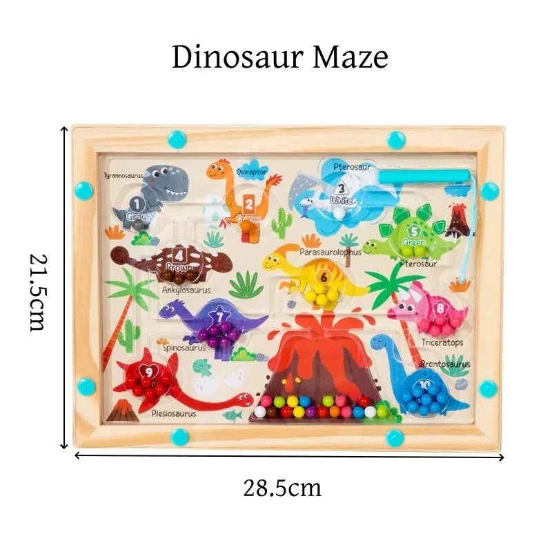 JEU LABYRINTHE MAGNETIQUE SENSORIEL MONTESSORI
