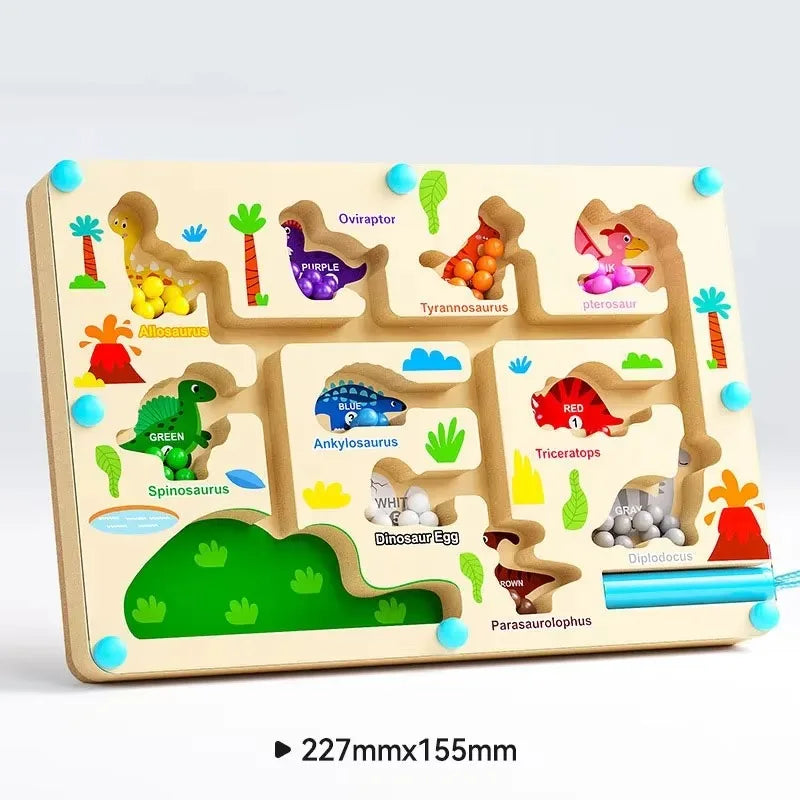 JEU LABYRINTHE MAGNETIQUE SENSORIEL MONTESSORI