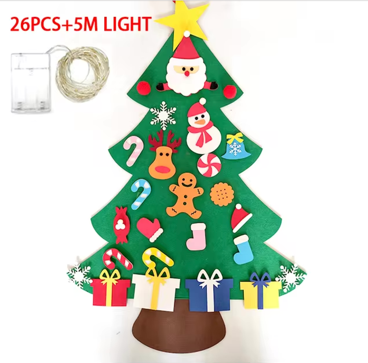 MONTESSORI CHILDREN’S FELT CHRISTMAS TREE