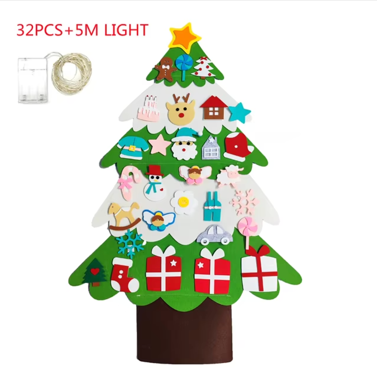 MONTESSORI CHILDREN’S FELT CHRISTMAS TREE