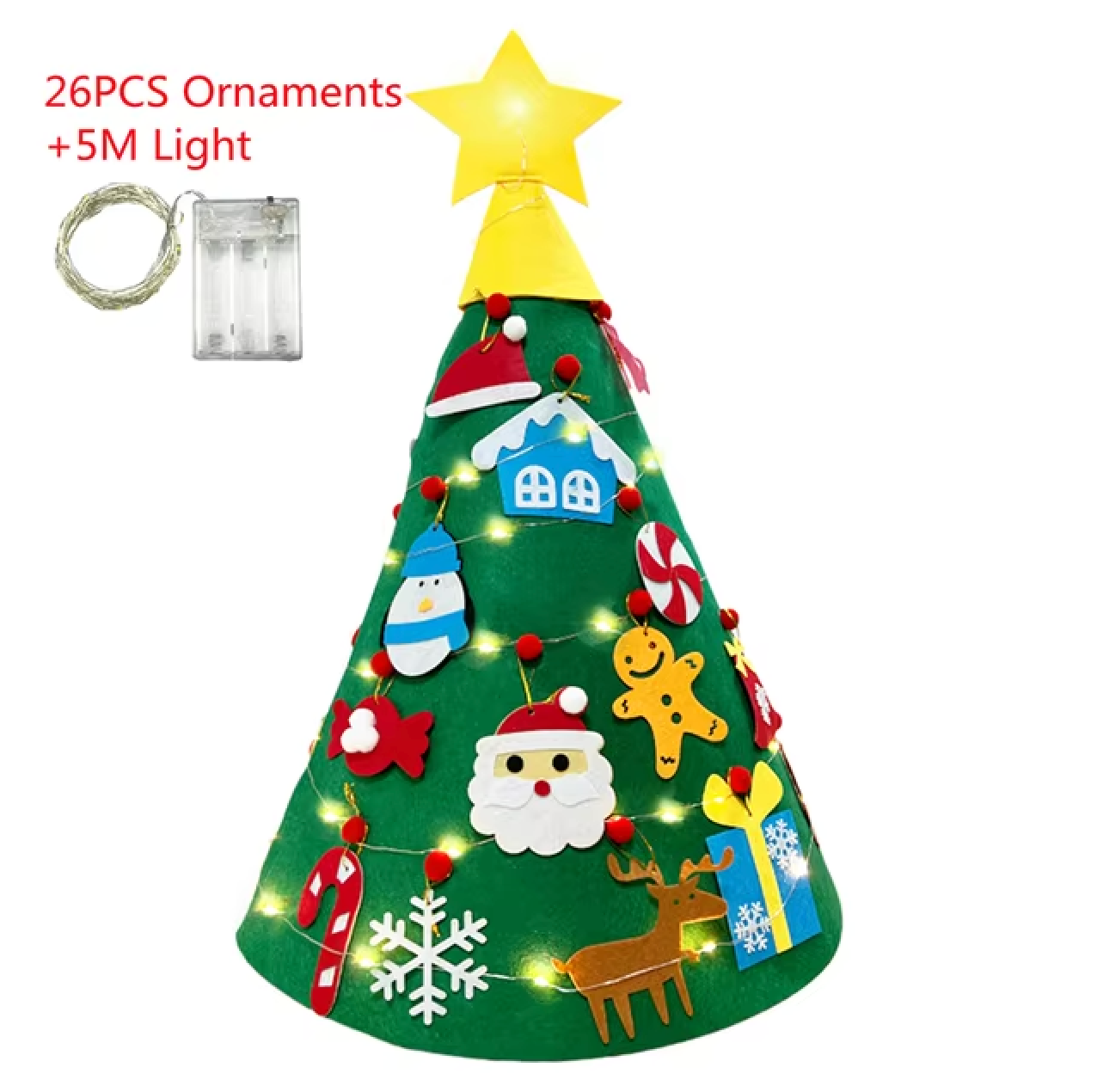 MONTESSORI CHILDREN’S FELT CHRISTMAS TREE