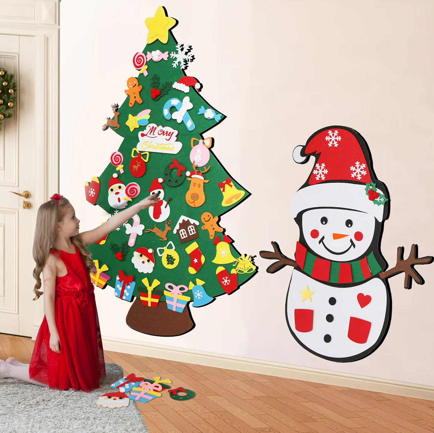 MONTESSORI CHILDREN’S FELT CHRISTMAS TREE