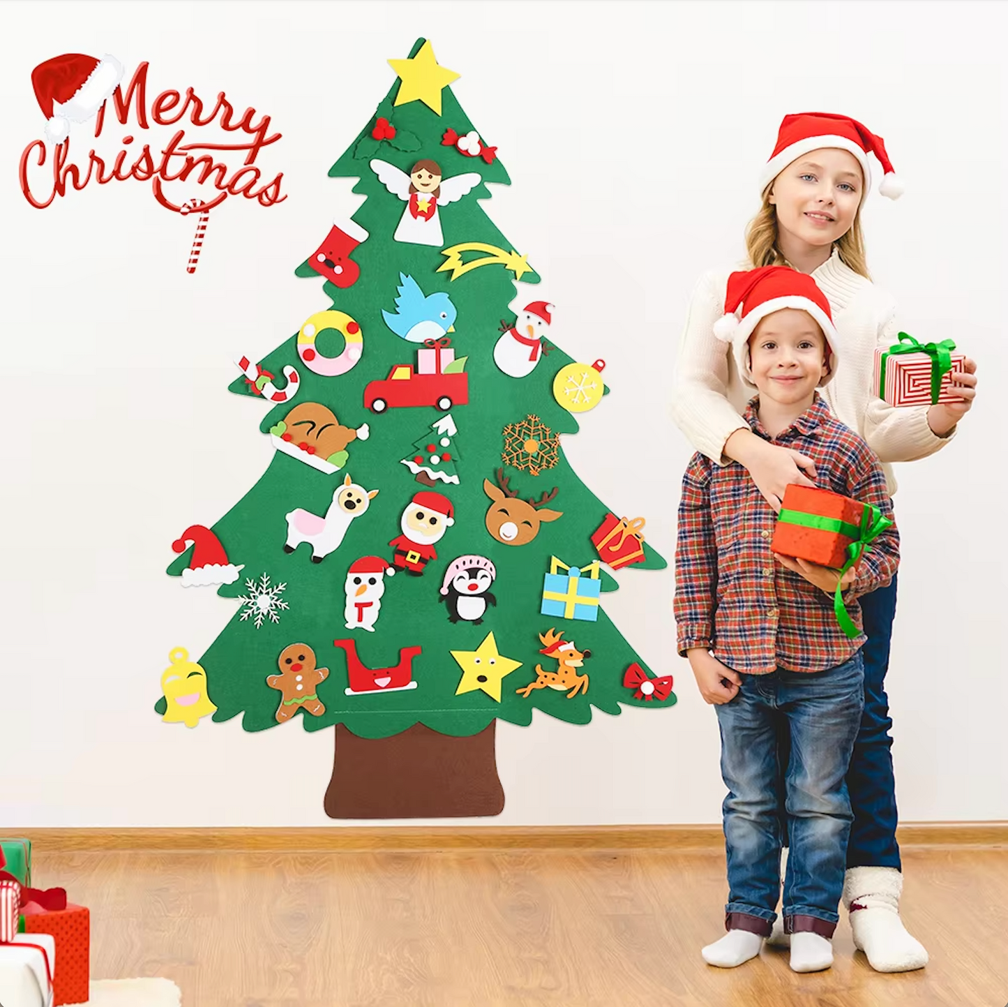 MONTESSORI CHILDREN’S FELT CHRISTMAS TREE