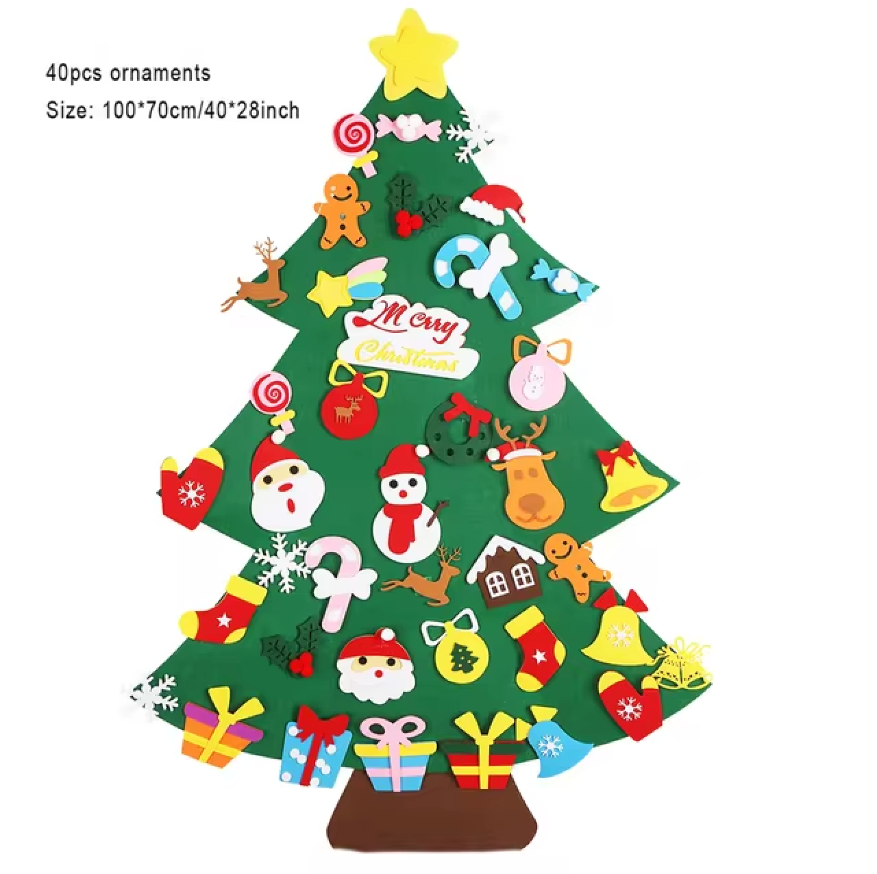 MONTESSORI CHILDREN’S FELT CHRISTMAS TREE