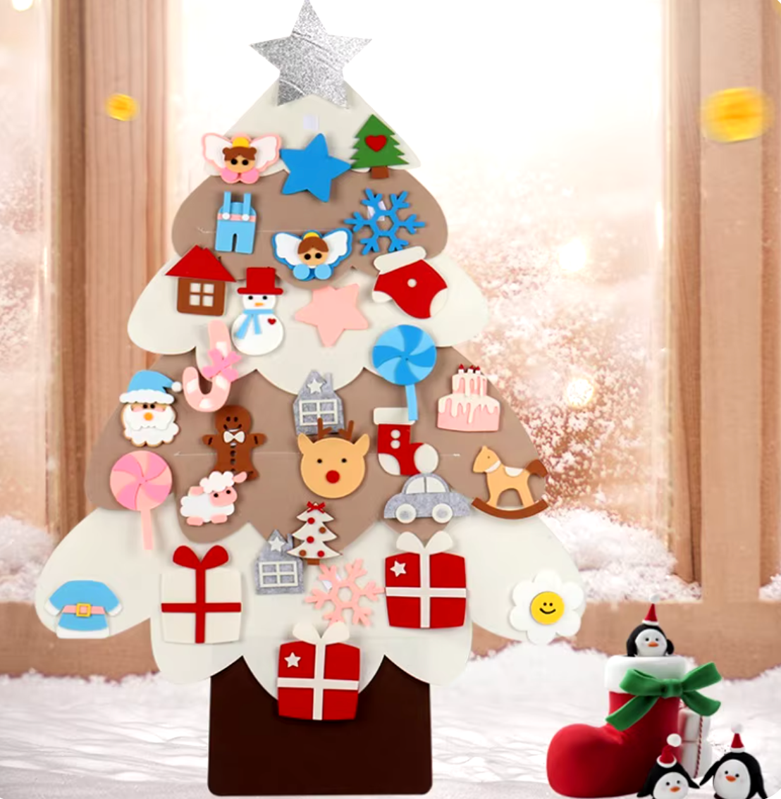 MONTESSORI CHILDREN’S FELT CHRISTMAS TREE