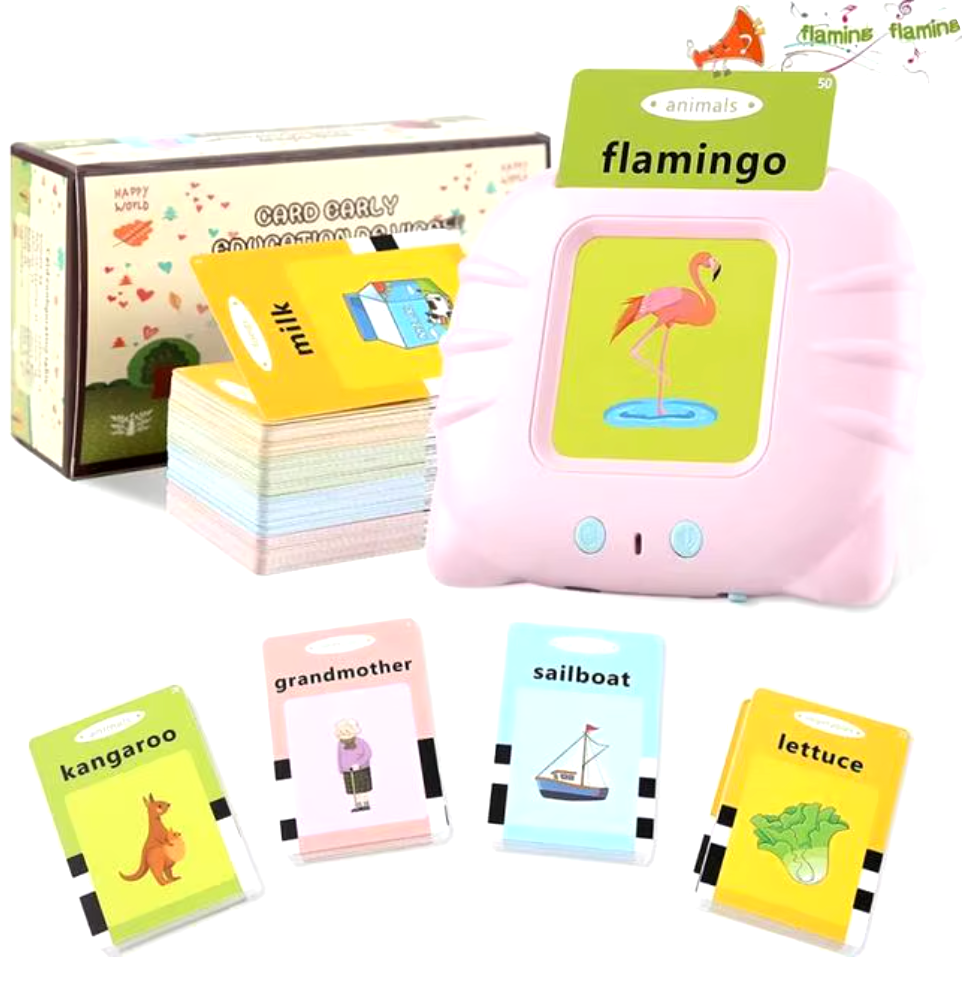 INTERACTIVE USB AUDIO GAME LEARNING WORDS - 110 EDUCATIONAL TALKING CARDS