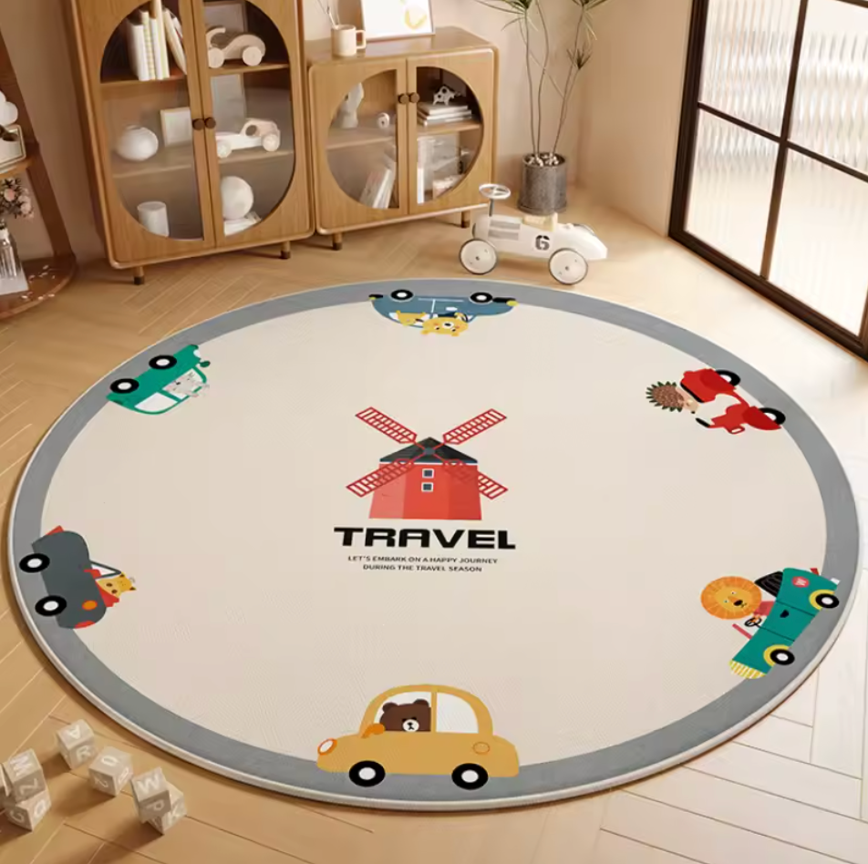 ACTIVITY AND PLAY MAT - ROUND OR LONG ANIMAL PATTERN