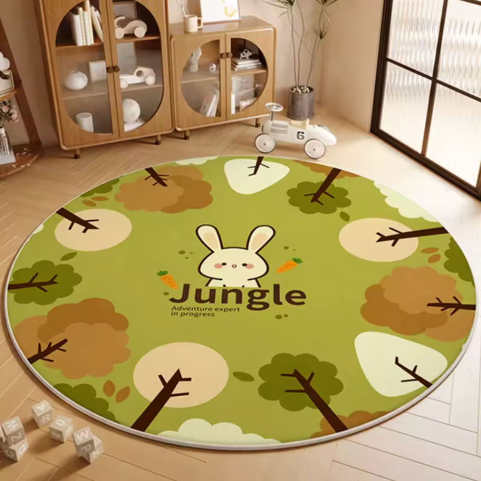 ACTIVITY AND PLAY MAT - ROUND OR LONG ANIMAL PATTERN