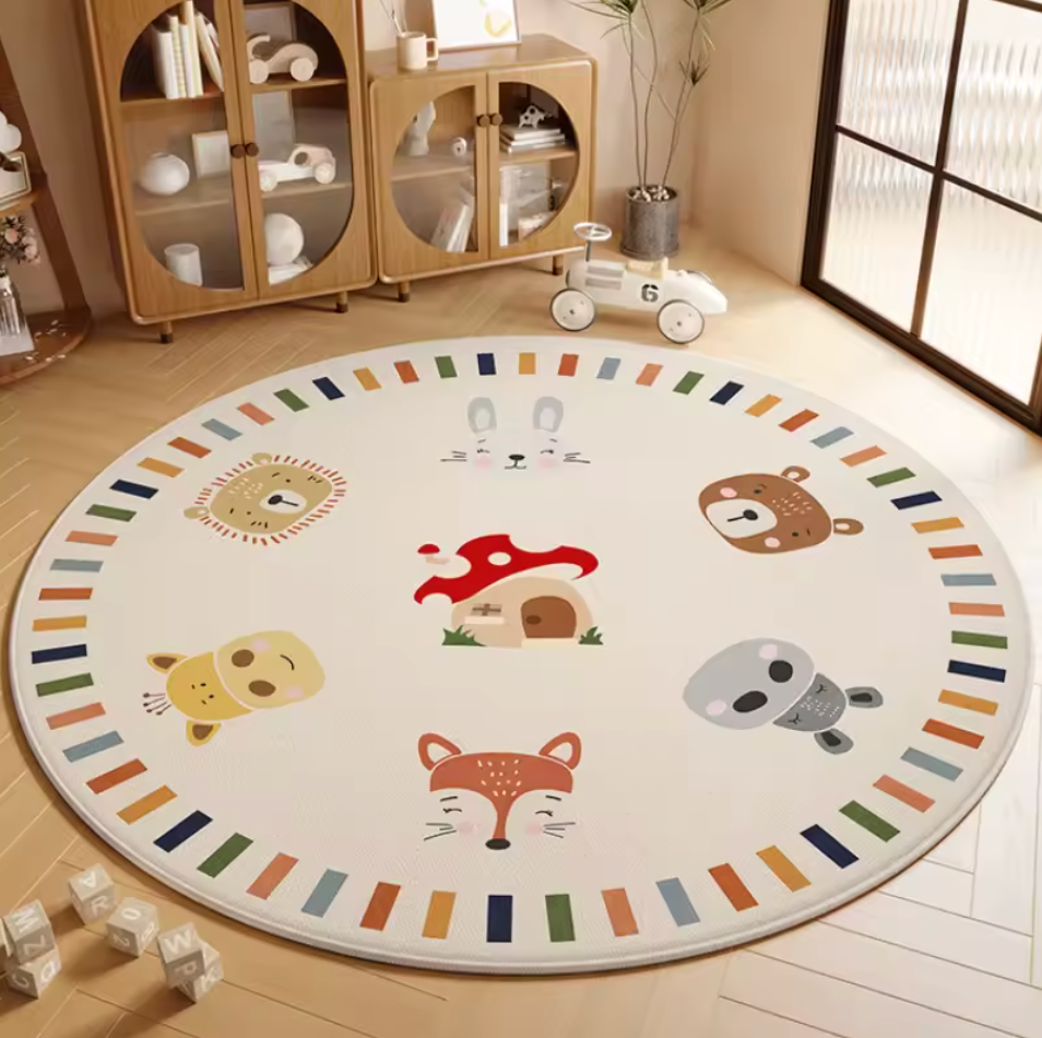 ACTIVITY AND PLAY MAT - ROUND OR LONG ANIMAL PATTERN