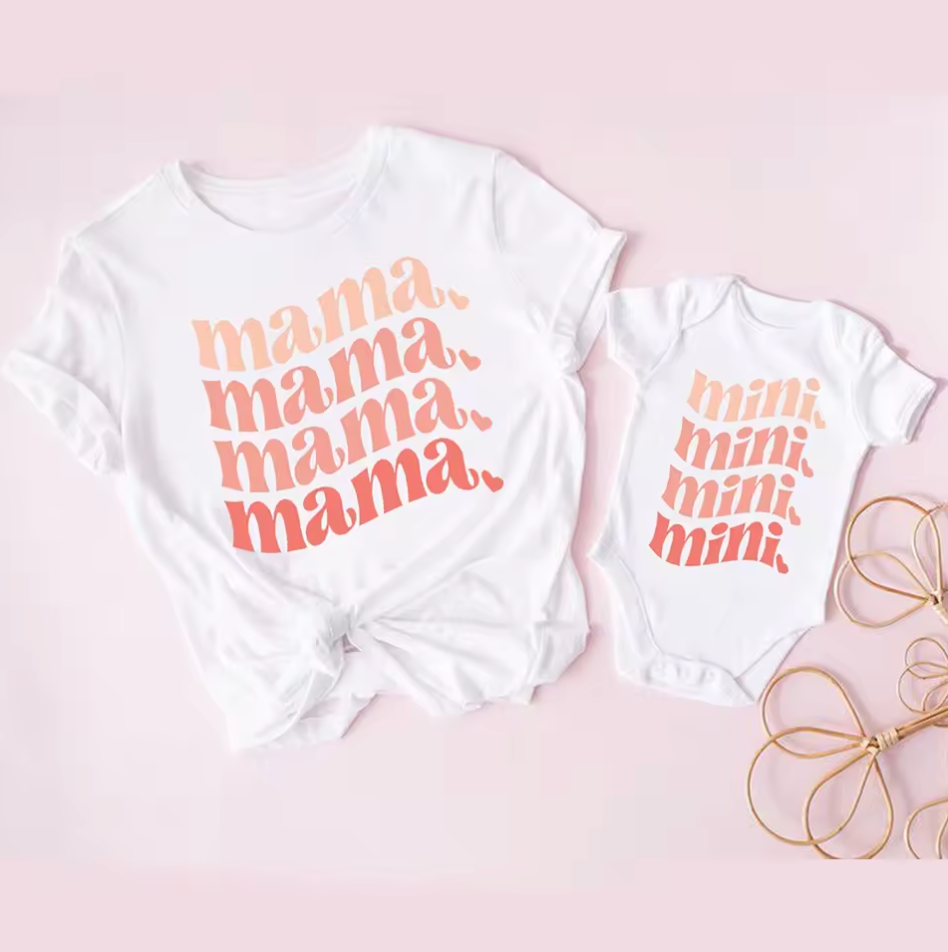TSHIRT MOTHER/DAUGHTER DUO SET