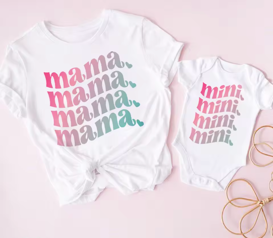 TSHIRT MOTHER/DAUGHTER DUO SET