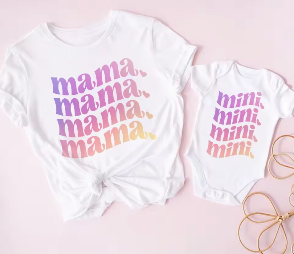 TSHIRT MOTHER/DAUGHTER DUO SET