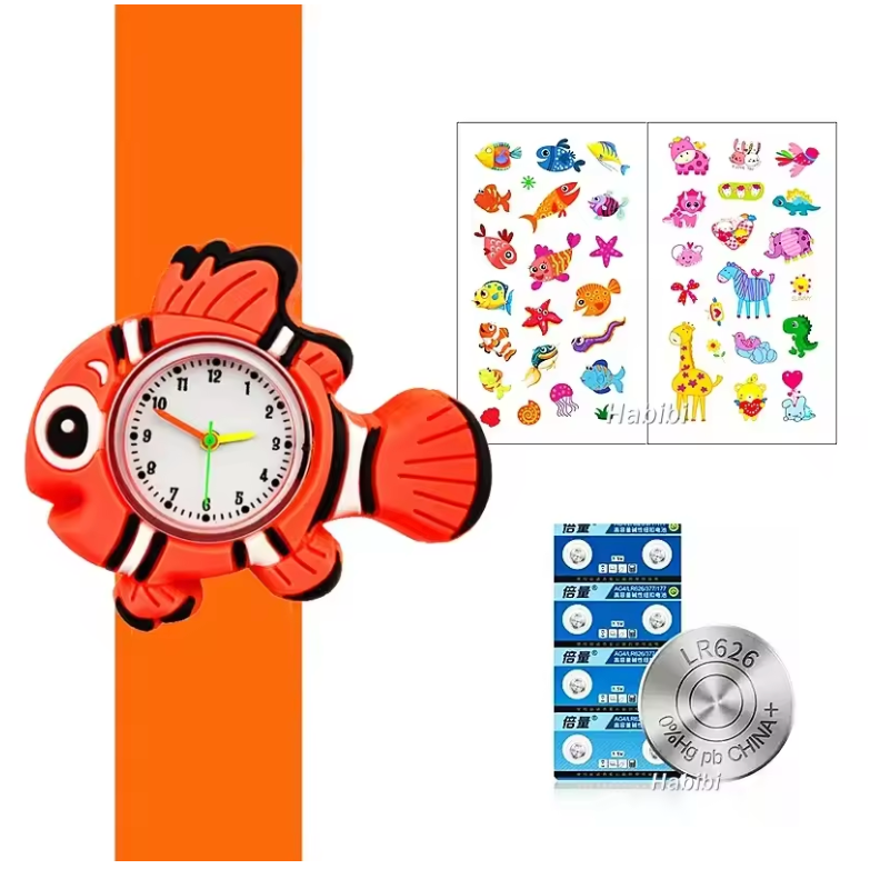 CHILDREN’S ANIMAL SILICONE WATCH