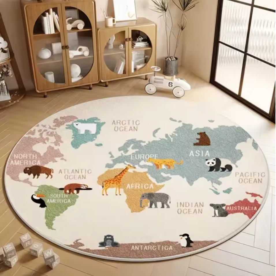 ACTIVITY AND PLAY MAT - ROUND OR LONG ANIMAL PATTERN
