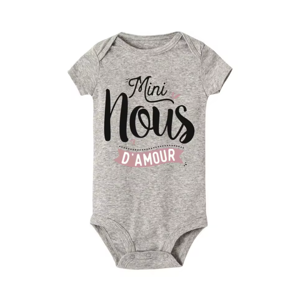 BODY BÉBÉ "MINI NOUS D'AMOUR"
