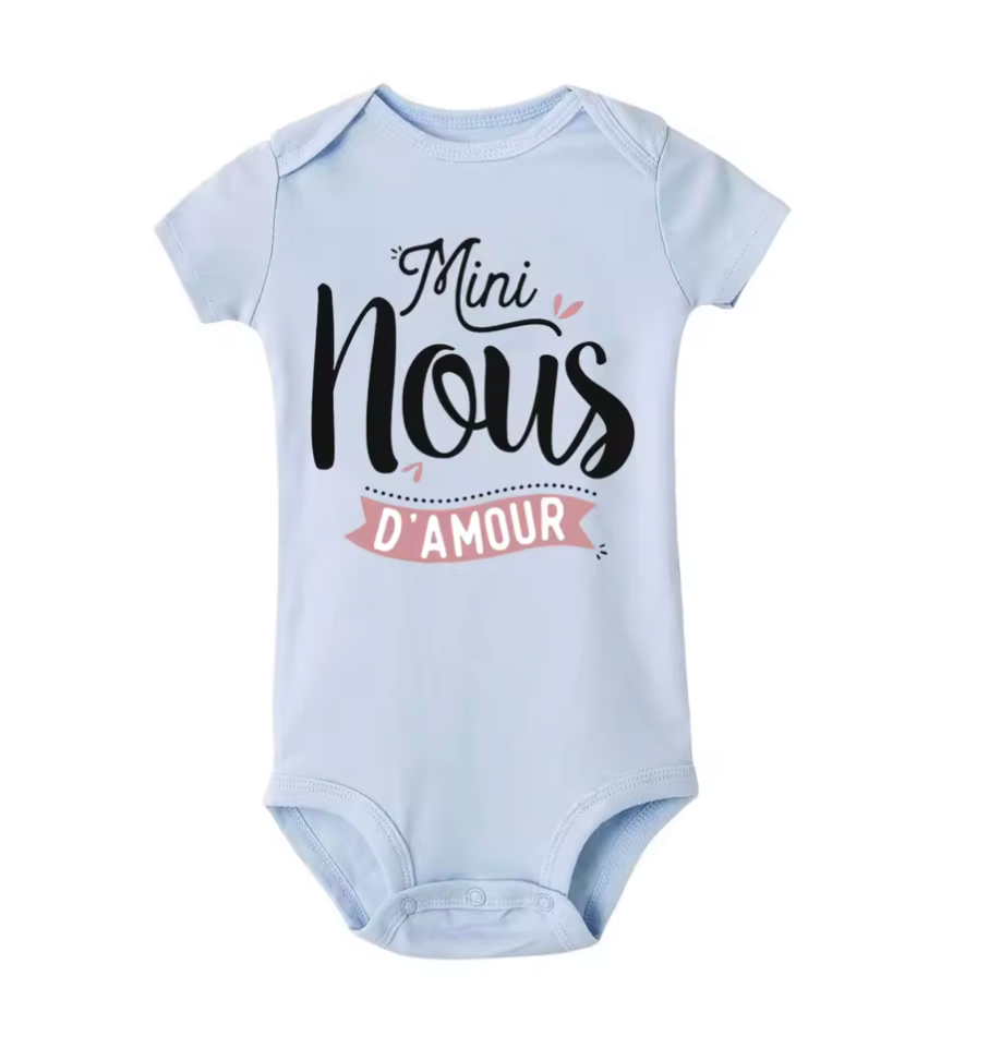 BODY BÉBÉ "MINI NOUS D'AMOUR"