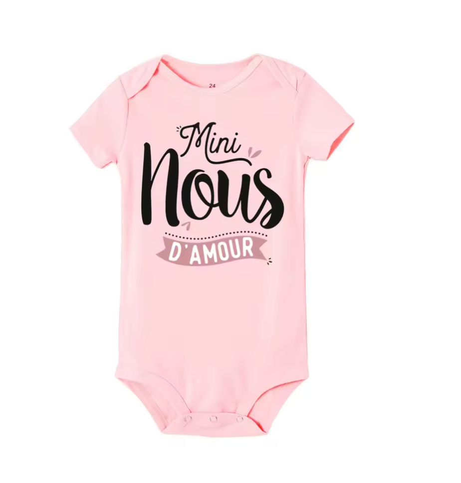 BODY BÉBÉ "MINI NOUS D'AMOUR"
