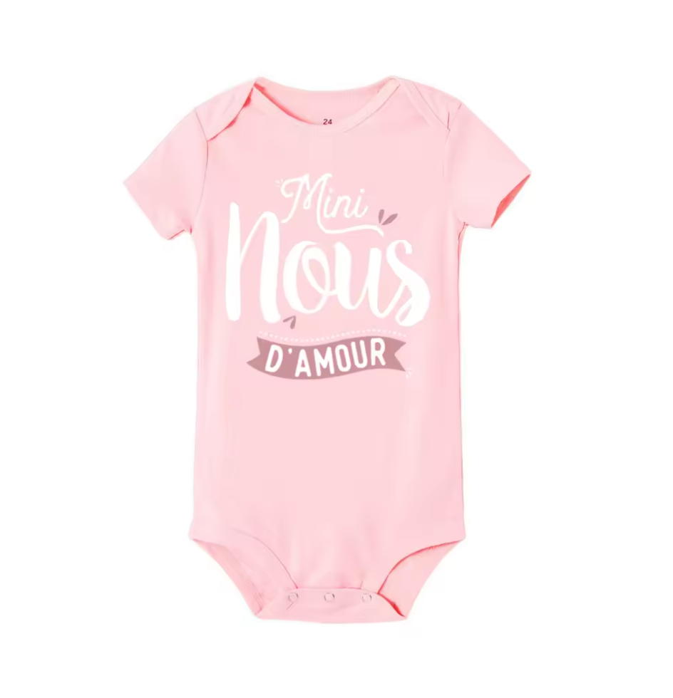 BODY BÉBÉ "MINI NOUS D'AMOUR"