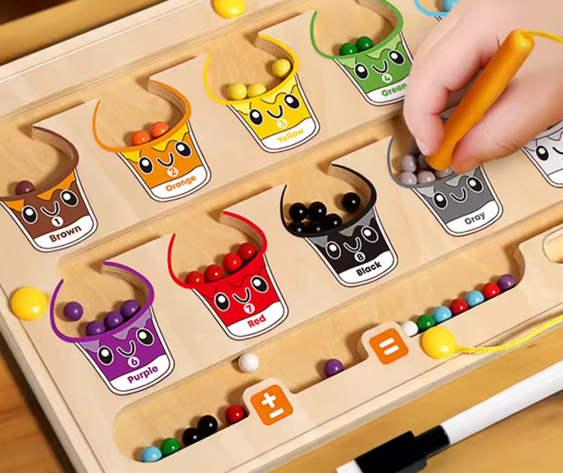 JEU LABYRINTHE MAGNETIQUE SENSORIEL MONTESSORI