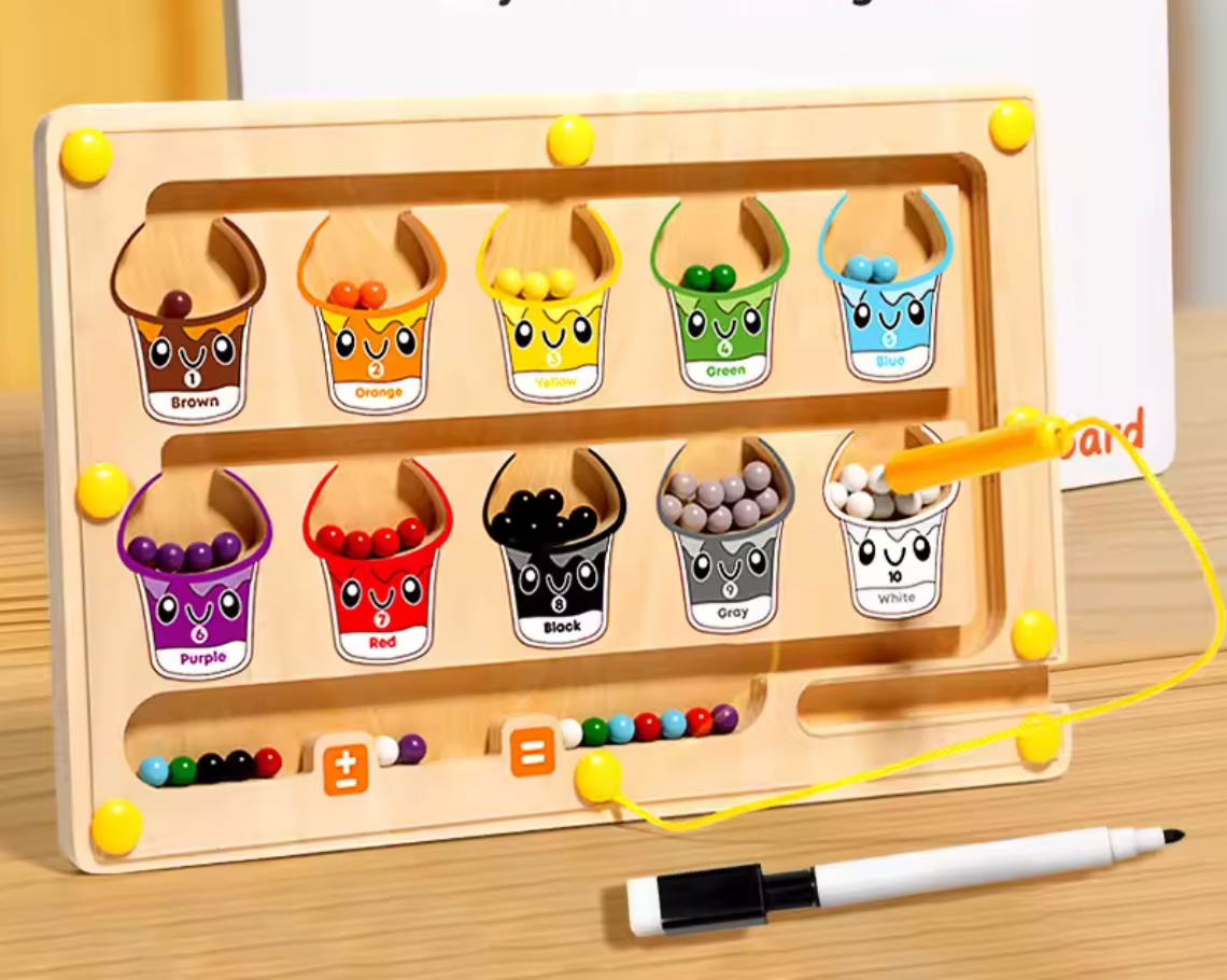 JEU LABYRINTHE MAGNETIQUE SENSORIEL MONTESSORI