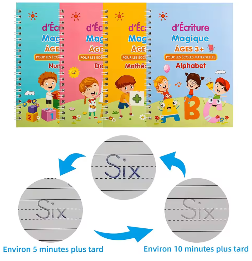 LIVRE EDUCATIF - APPRENTISSAGE ECRITURE