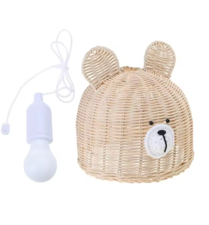 ABAT JOUR SUSPENSION LAMPE OURSON ROTIN