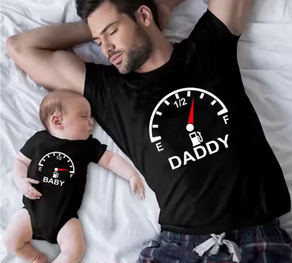 T-SHIRT ASSORTI PAPA/BÉBÉ - À COMPOSER