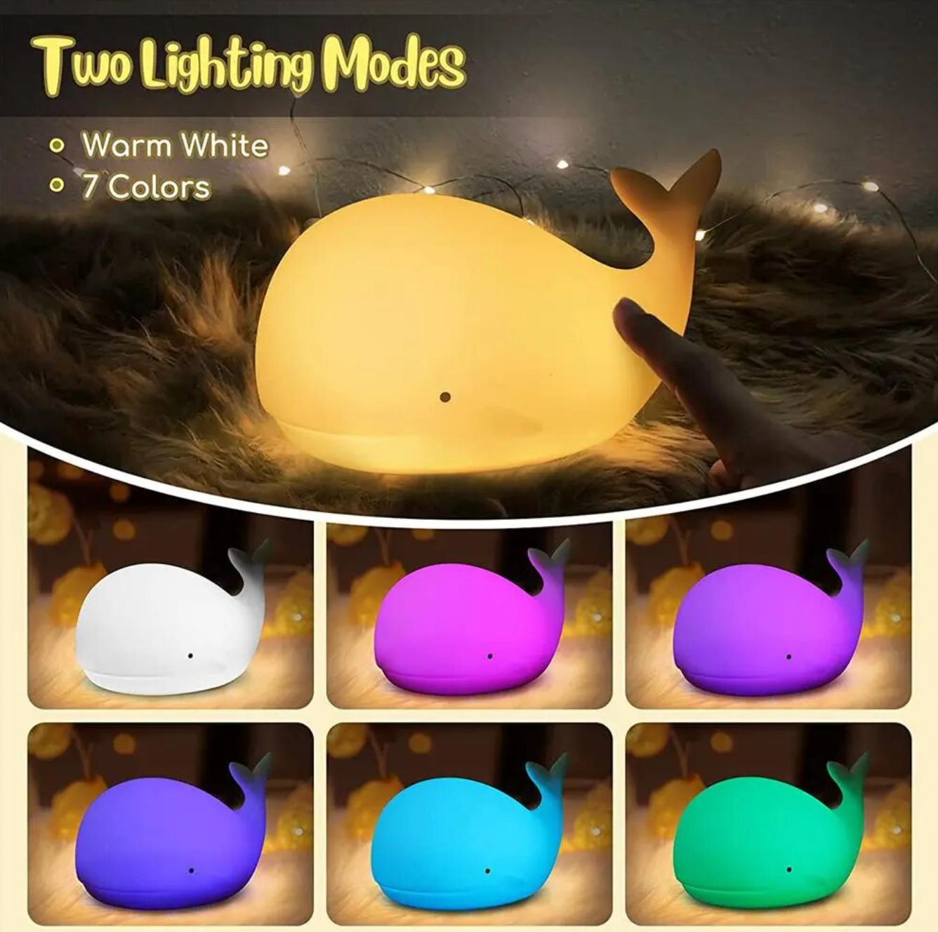 VEILLEUSES ANIMAUX USB SILICONE