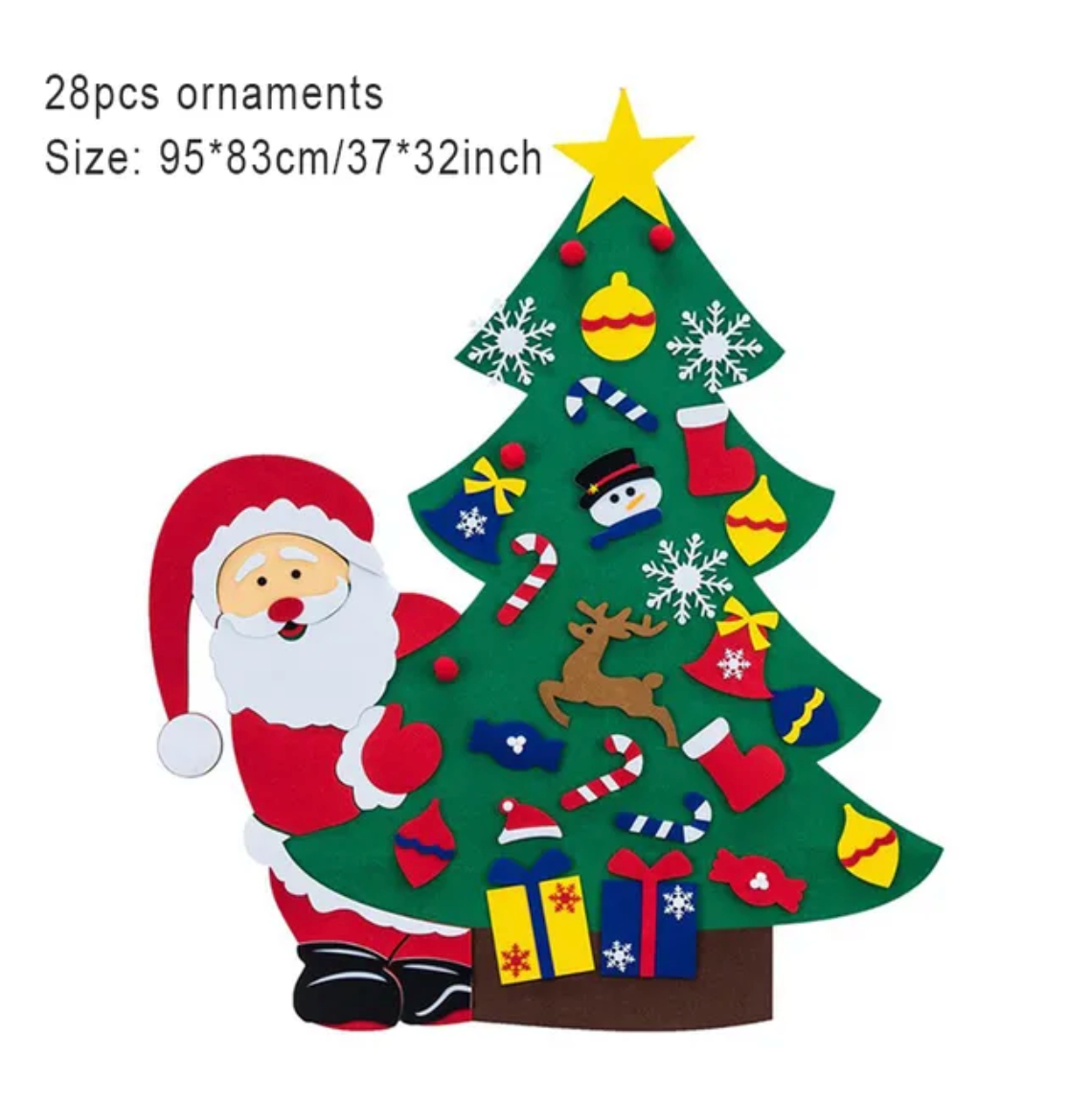 MONTESSORI CHILDREN’S FELT CHRISTMAS TREE