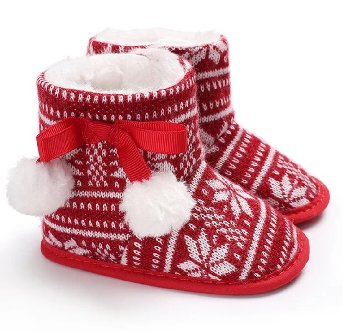 CHAUSSONS NOËL HIVER BÉBÉ
