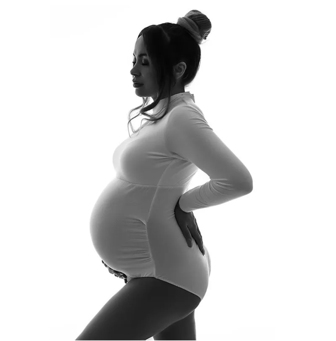 BODY GROSSESSE MATERNITÉ COL MONTANT