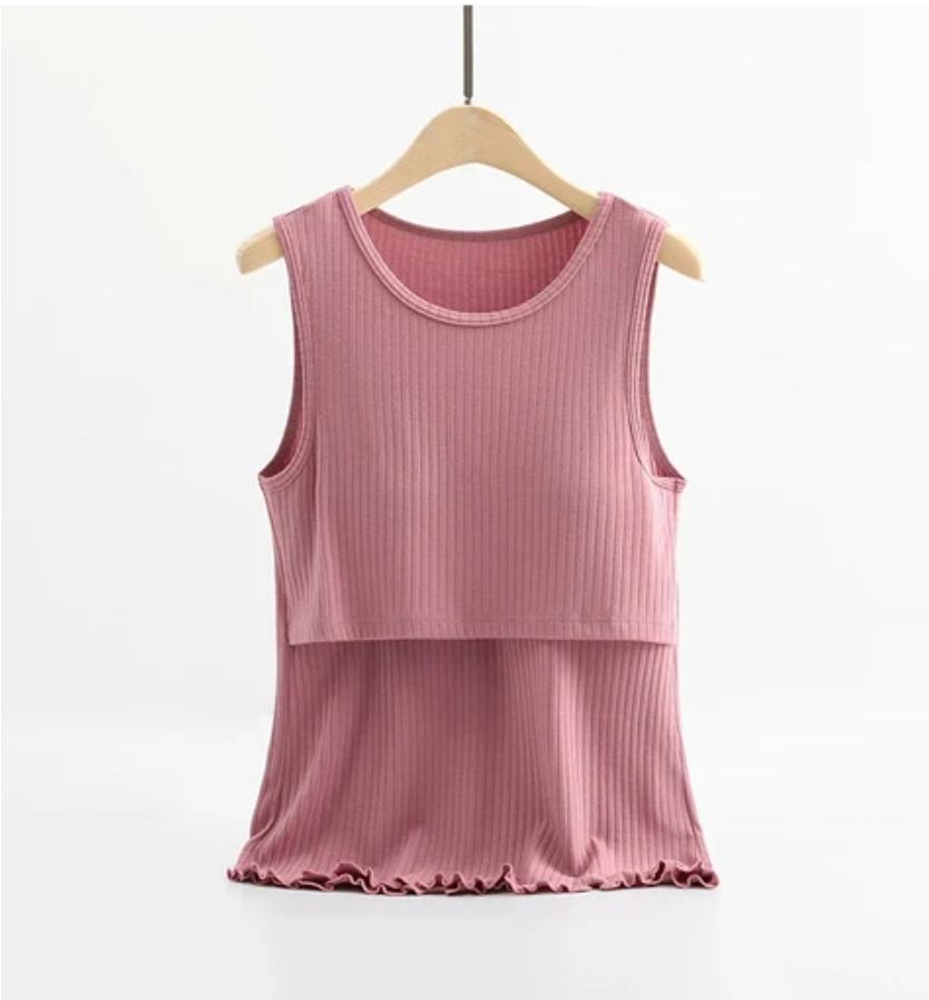 PLAIN COTTON BREASTFEEDING TSHIRT