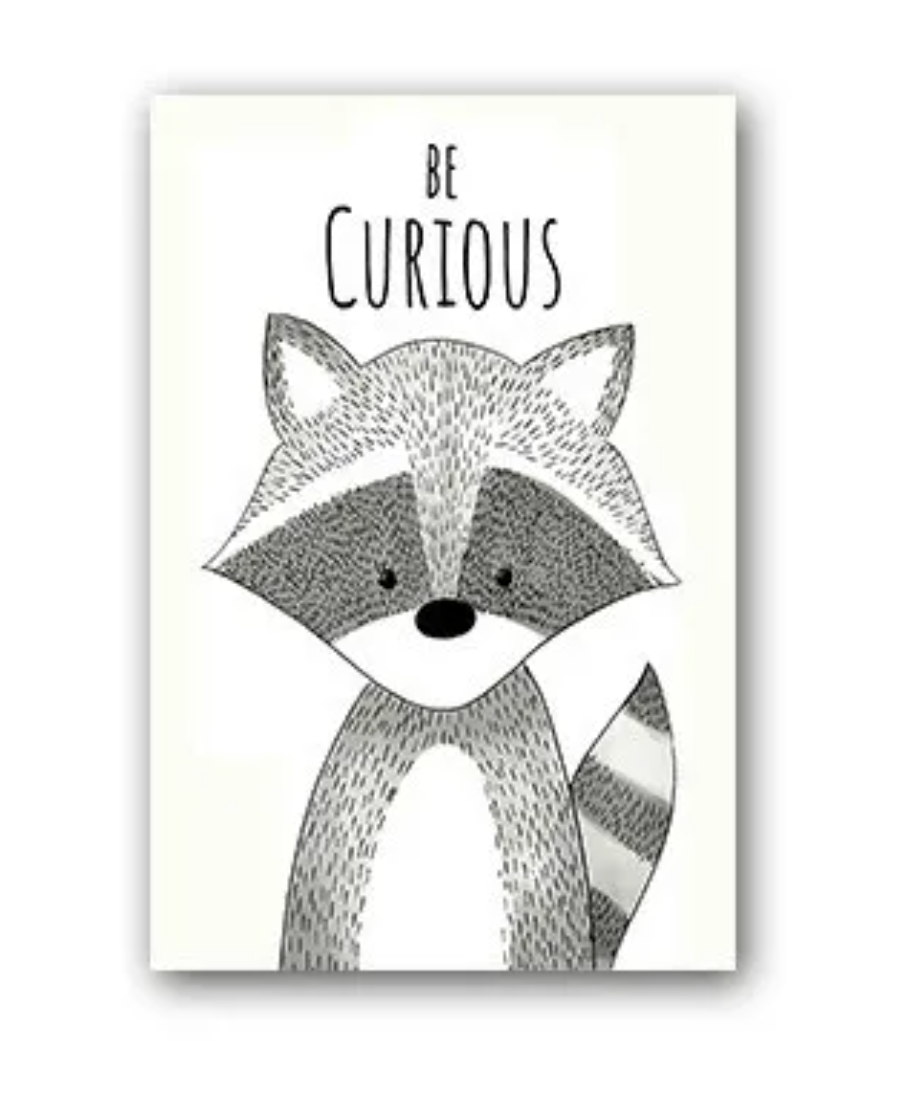 DECORATIVE CHILDREN’S ROOM ANIMAL POSTER