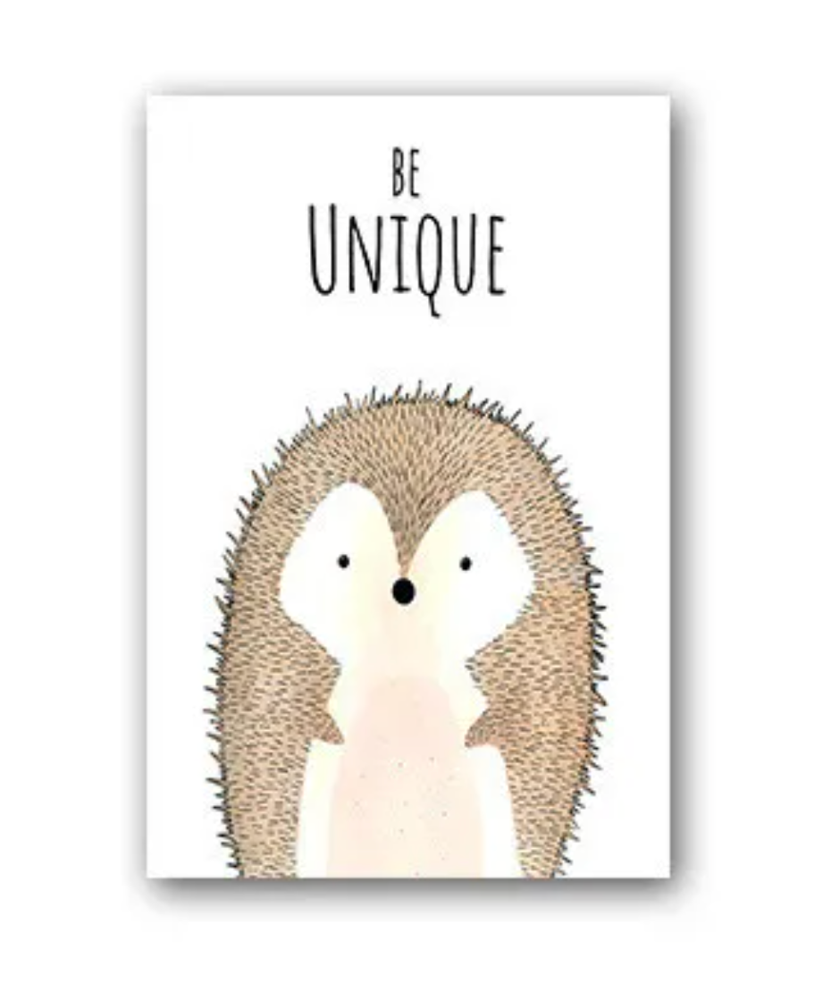 DECORATIVE CHILDREN’S ROOM ANIMAL POSTER