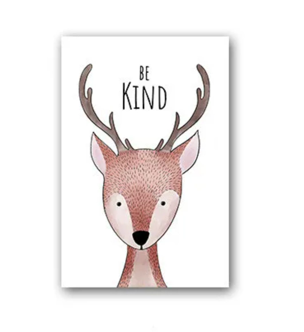 DECORATIVE CHILDREN’S ROOM ANIMAL POSTER