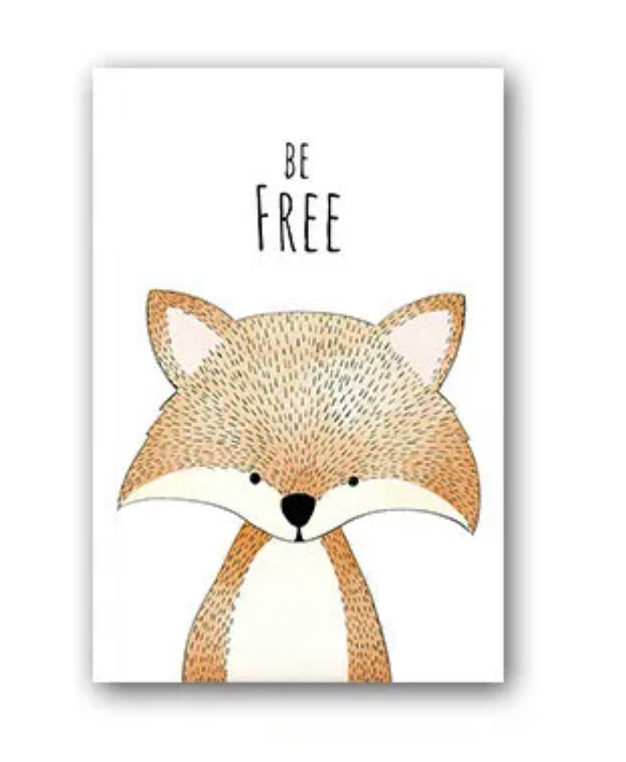 DECORATIVE CHILDREN’S ROOM ANIMAL POSTER