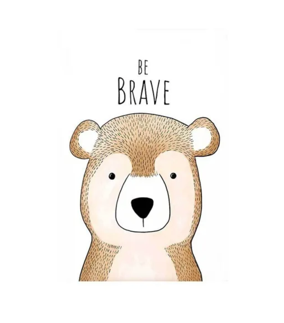 DECORATIVE CHILDREN’S ROOM ANIMAL POSTER