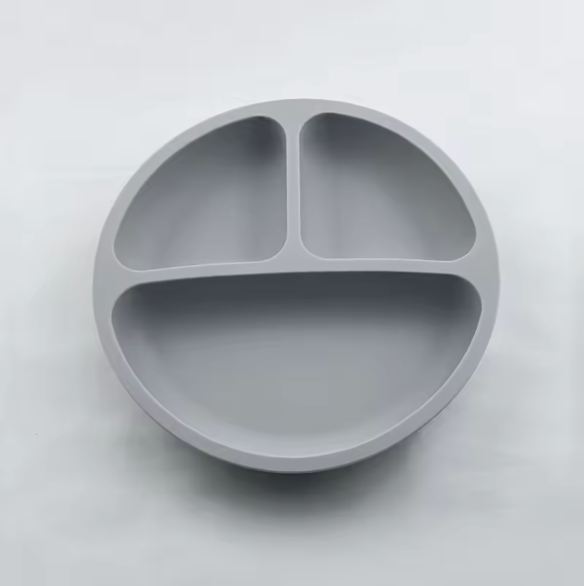 ANTI-SLIP SILICONE BABY PLATE