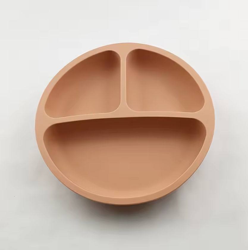 ANTI-SLIP SILICONE BABY PLATE