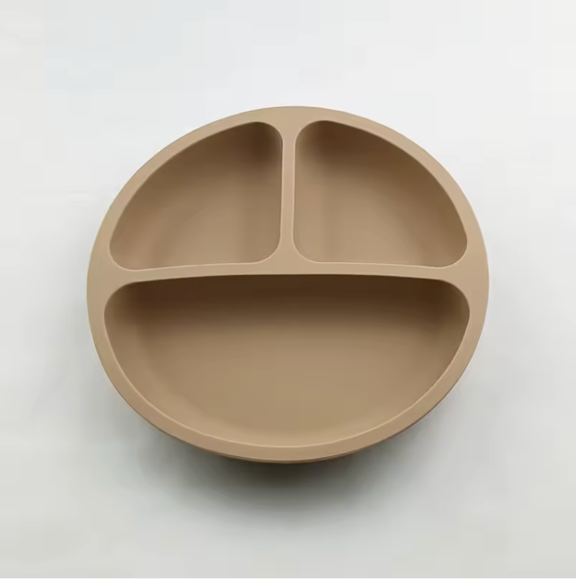 ANTI-SLIP SILICONE BABY PLATE