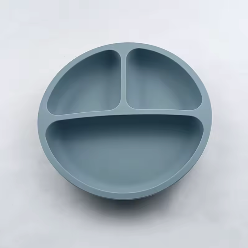 ANTI-SLIP SILICONE BABY PLATE