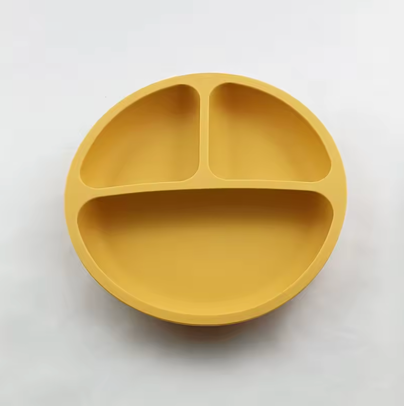 ANTI-SLIP SILICONE BABY PLATE