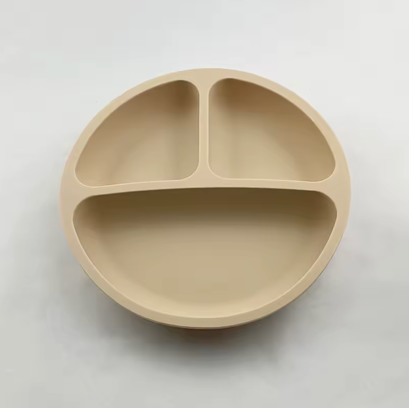 ANTI-SLIP SILICONE BABY PLATE