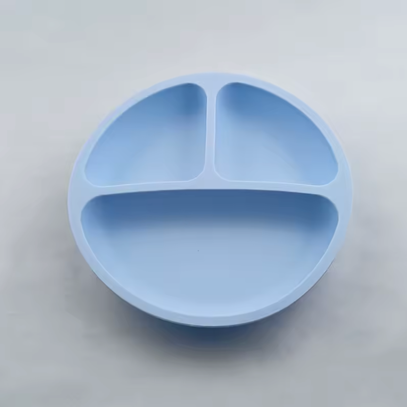 ANTI-SLIP SILICONE BABY PLATE