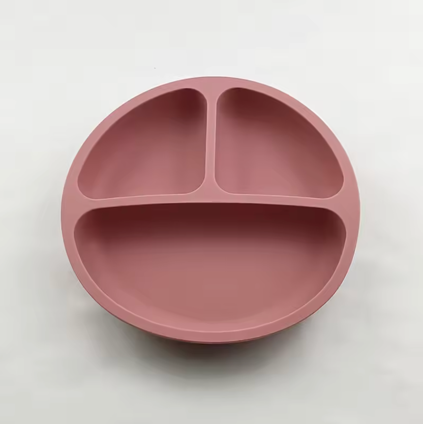 ANTI-SLIP SILICONE BABY PLATE