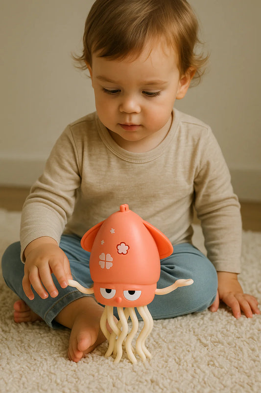 POULPE DANSANT INTERACTIF - JEU ÉVEIL BÉBÉ