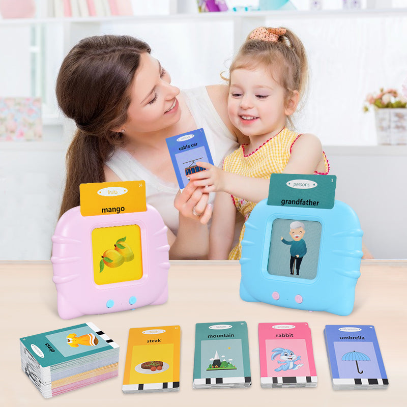 Cartes flash parlantes jouets d'apprentissage enfance éducation précoce  intelligente lecture de carte audio apprentissage anglais machine avec 224  mots pour l'âge de 2 à 6 ans Uniquement 5,70 BHD بات بات Mobile