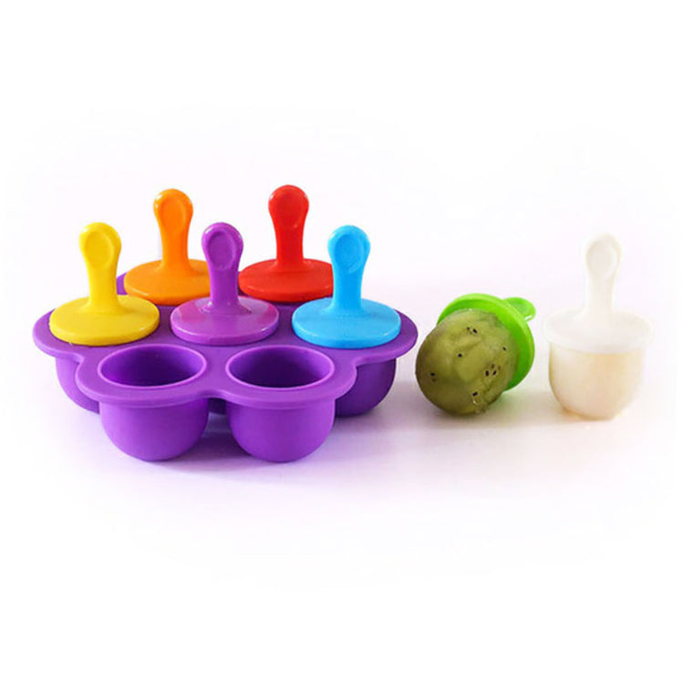 LOT DE 7 MOULES À SUCETTES GLACÉES POUR BÉBÉ