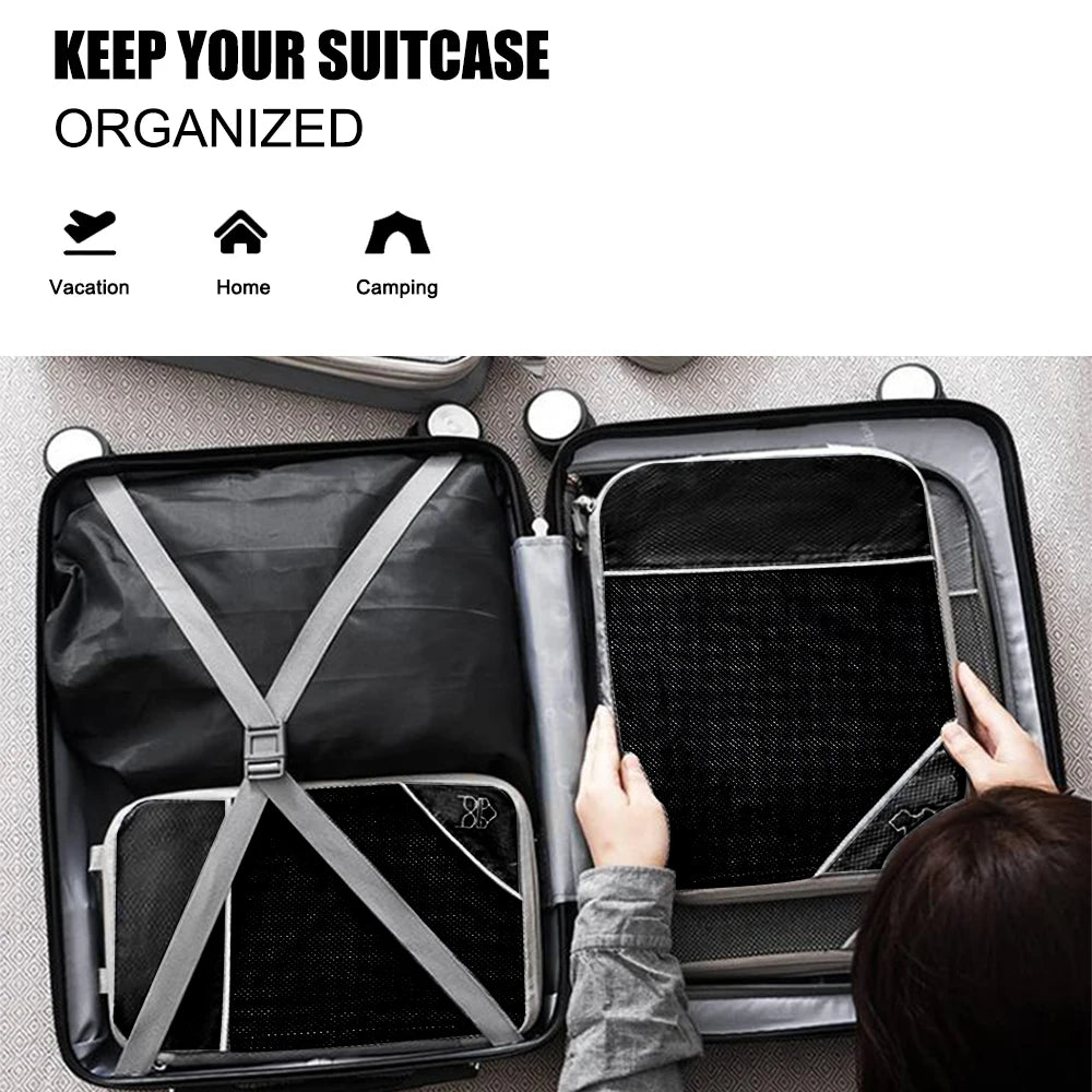 SETx6 ORGANISATEURS BAGAGE AVEC LOGO